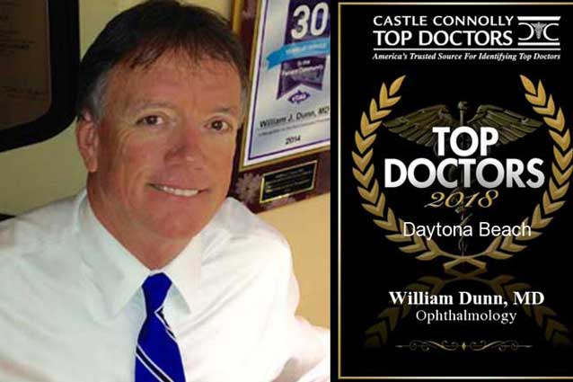 image of doctor bill dunn and 2018 top doctor award by castle connolly